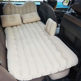 Interior Accessories Car Floatation Bed Vehicle-Mounted Inflatable Flocking Wavy Travel Mattress Double-Speed Lathe