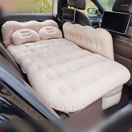 Interior Accessories Car Travel Bed Air Inflatable Mattress Camping Sofa Automotive Rear Seat Rest Beds Inflable Sleeping Flocking Cushion