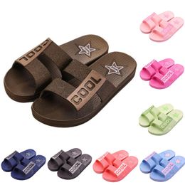 Slippers women men shoes Red Purple Beach Coast Bathroom Indoor Outdoor Antiskid sandals size 36-45