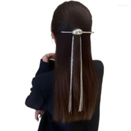 Headpieces Geometric Long Tassel Chain Prom Hair Jewelry For Women Girls Hairpin DropShip