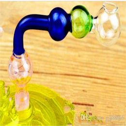Hookahs Right Angle Three Color Ball Pot ,Wholesale Bongs Oil Burner Pipes Water Pipes Glass