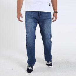 Men's Jeans 2023 Blue Colour Spring Summer Thin Mens Denim Regular Straight Plus USA Size W 36-38 40 44 46 48 50 52