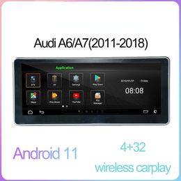 10.25 Inch Car dvd Touchscreen Player Auto GSP Wifi Android GPS Navi Bluetooth CarPlay for Audi A6/A7/S7/S6/S7/RS6/RS7 MMI 3G adaptor