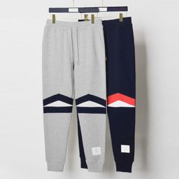 Mens Joggers Pants Autumn Men Sportswear Drawstring Casual Tracksuit Sweatpants Trousers Grey Blue Jogger Pant