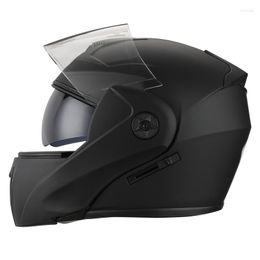 Motorcycle Helmets 2023 Flip Up Helmet Motocross Racing Modular Dual Lens Full Face Casco Capacete Casque Moto S M L Cascos