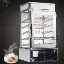 Commercial Electric Steamer Bread Steaming Machine Surrounded Toughened Glass Commerical Bun Bread Steamer Bread Maker