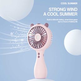 Electric Fans Portable Misting Handheld Cooling Personal Mini Speed Modes Spray Water USB Rechargeable Outdoor Camping Travel