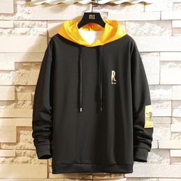 Men's Hoodies Hoodie Loose Street Personality Logo Wild Spring And Autumn Drawstring Casual Simple Sports Men