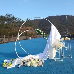 Party Decoration Wedding Birthday Iron Circle Arch Diameter 1.0-2.5 Meters DIY Prop Background Stage Flowers Balloon Frame