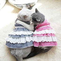 Dog Apparel Pet Clothes Puppy Skirt Cat Princess Dress Decoration Medium All- Kitty Pography Outfits