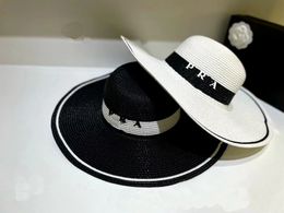 Fashion Brand Designer Bucket Hat for Women Men P Family PU Leather Grass Caps S Fisherman Buckets Hats Summer Sun Visor