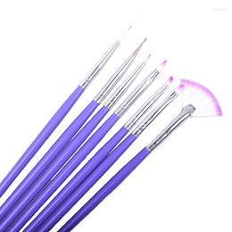 Nail Brushes 7pcs Art Set Gradient UV Gel Polish Drawing Liner Pen DIY Design Painting Brush Manicure Tools