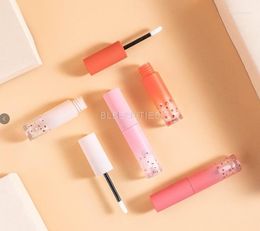 Storage Bottles 500pcs Arriving Empty 3ml Mini Plastic Gradient Frosted Lip Gloss Tubes Round Pink Lipstick Cosmetic Packagings