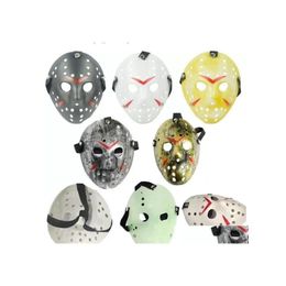 Party Mask 6 Style Fl Face Masquerade Masks Jason Cosplay Skl Vs Friday Horror Hockey Halloween Costume Scary Festival Drop Delivery Dhqkn