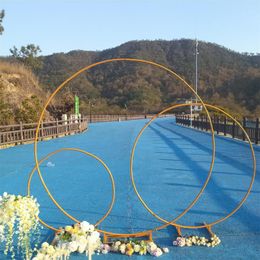 Party Decoration Wedding Props Metal Circle Arch Proposal Birthday Anniversary Outdoor Scene Layout Frame