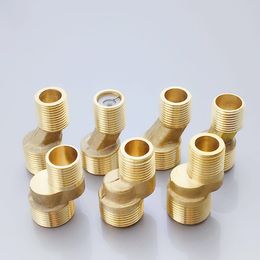 shower faucet accessories Copper lengthened elbow foot offset bend foot crura curvilineum Reducer eccentric screw fittings bathtub faucet connector fittings