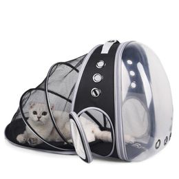 Capas de assento de carro de cachorro Top qualidade respirável Bolsa de viagem espacial de viagem portátil portátil transparente portador de animais de estimação Backpack para2529