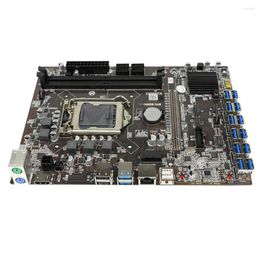 Motherboards 2023 B250C BTC Mining Motherboard 12 PCIe Slots USB3.0 PCI-E16X LGA1151 16GB 2133/2400MHz Memory Graphics Card For Miner