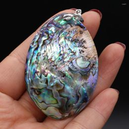 Pendant Necklaces Fashion Vintage Multicolor Abalone Pendants Reiki Heal Shell Charms For Jewellery Making Girls Necklace Gifts