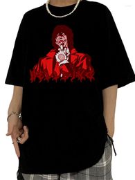 Men's T Shirts Hellsing Alucard Manga Book TShirt Anime Shirt Spring And Summer Pure Cotton Arrival Streetwear Hip Hop Goth Print Males