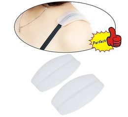 Soft Silicone underwear Intimates Accessories Breast Pad Bra Strap Cushions Holder anti slip lingerie shoulder pads