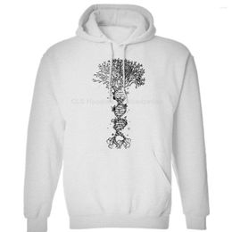 Men's Hoodies Mens Khaki Tree Of Life DNA Human Genetic Code Sacred Geometry Top Neutral () Winter Sweatshirts