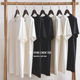 Men's T Shirts Maden 2023 For Men Oversized Summer White Black Causal O-neck Basic T-shirt Male High Quality Classical Tops