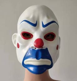 Party Masks High-grade Resin Joker Bank Robber Mask Clown Dark Knight Prop Masquerade Party Resin Masks On Sale 230313