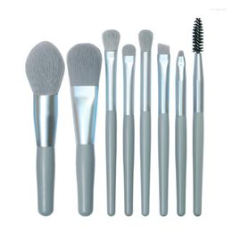 Makeup Brushes 8 Pcs Brush Set With PU Bag Foundation Tools Eyebrow Make Up Pinceaux De Maquillage