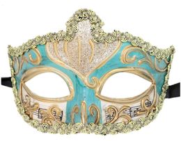 Party Masks Lace Trim Festive Party Halloween Masquerade Mask Vintage Italy Venice Princess Mask Factory Direct Wholesale 230313