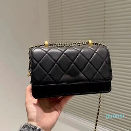 Designer Bags Shoulder Messenger Bag Mini Bag Flap Early Autumn Woc Sheepskin 19cm Quilted Solid Hasp Waist Square Women Luxury Handbags Little Golden Ball