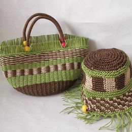 Handmade Bag National Style Straw Bag Fashion Straw Craft Gift Sales 230313