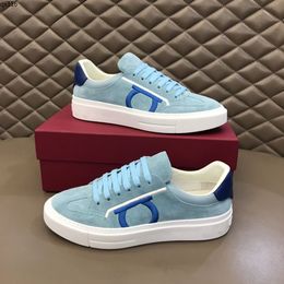 2023 Fashion men designer shoes 20 colors comfortable bottom leather Luxury Mens party sports casual sneaker trainers shoe fast ship mkjk qx11600001