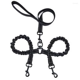 Dog Collars One Drag Two Buffer Leash Multi-Function Double-Headed Pull Rope