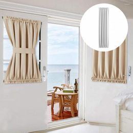 Curtain Light Filtering Pleated Sound Resistant Darkening Rod Pocket Drape For Window