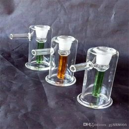 Hookahs Mini filter pot glass bongs accessories Glass Smoking Pipes colorful mini multi-colors Hand