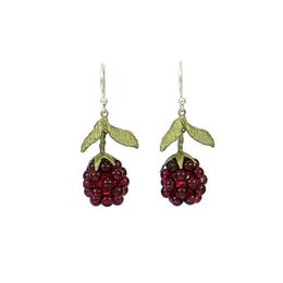 Dangle Chandelier Luxury Creative Brand Design Pomegranate Earring Women Party Wedding Accessories Fruit Earrings earrings Holiday Gifts G230313