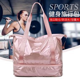 Duffel Bags Gym Bag Women's Lightweight Oxford Shoulder Large-capacity Travel Shoe Organizer And Storage Bolso Mujer Duffle Sac