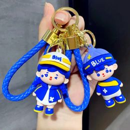 Cute Keychain Couples Keychain Toys Cartoon Key Ring Doll Exquisite Boys and Girls Dolls Bags Pendants Small Gifts