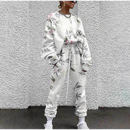 Women's Two Piece Pants Tie Dye Loose Tracksuits Lounge Wear Women Casual Set Spring Street Tshirt Tops And Jogger Suits 2pcs Outfits 230313