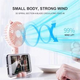 Electric Fans 1pcs Handheld Outdoor Rechargeable Portable Pocket Summer Gift Creative Desktop Usb Small