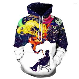 Men's Hoodies 2023 Brand 3D Smoking Long Sleeve Printed Hoodie High Quality Casual Street Wear Hip-hop Sweatshirt