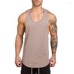 Men's Tank Tops 2023 Fashion Style Vest Muscle Guys Gyms Stringer Top Sleevees Shirt Joggers Casual Undershirt Workout