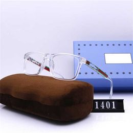 Brand Sunglasses new men's and women's fashion trend flat glasses metal tide can be matched with myopia 1401