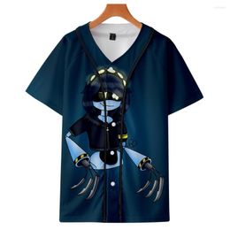 Men's T Shirts 3D Print Murder Drones Thin Baseball Uniform Hip-Hop Clothes Harajuku Polyester Tee Unique Tops