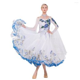 Stage Wear B-16210 Long Ballroom Dress Standard Dance Competition Dresses Waltz Women Tango