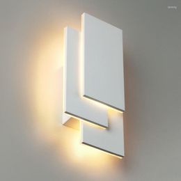 Wall Lamp 12W LED Sconces Lighting Interior Contemporary Mounted Lamps With Aluminium Shell For Indoor Bedroom El Light