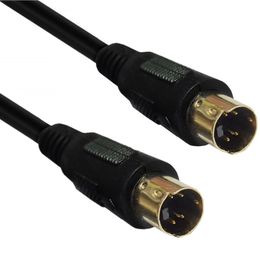 S-Video Cable MD4P 4-PIN SVideo Cord 1M 1.8M 3M Male to Male Cord Cable leads Gold Plated 4 DVD HDTV