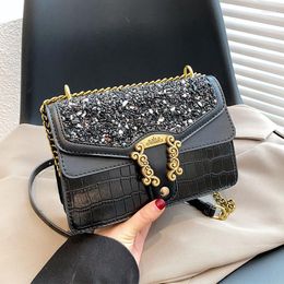 Evening Bags Designer Shoulder Bag Chains Messenger Fashion Brand Handbag Luxury Clutch Small Square Women Party Purse