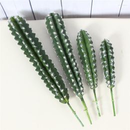 Decorative Flowers Simulation Cactus Succulent Wall Home Wedding Decoration Accessories Bonsai DIY Pography ProPs